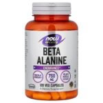 NOW Foods, Sports, Beta Alainine, бета-аланин для повышения выносливости, 750 мг, 120 растительных капсул