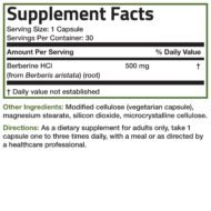 Bronson - Berberine, 500 мг, 30 капсул — изображение 3