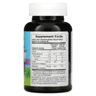 Nature's Plus, Source of Life, Animal Parade, кальций, жевательная добавка для детей, без сахара, вкус натурального ванильного мороженого, 90 таблеток в форме животных — изображение 3