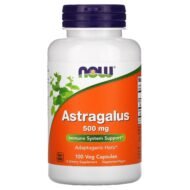 NOW Foods, Astragalus, 500 мг, 100 растительных капсул
