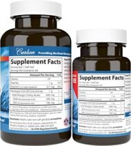 Carlson - Super DHA Gems, 500 мг добавок DHA, 640 мг жирных кислот - Image 2