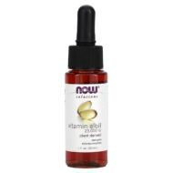 NOW Foods, Solutions, масляный раствор витамина E, 23,000 МЕ, 30 мл (1 жидк. унция)