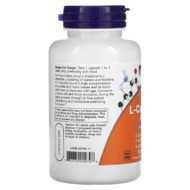 NOW Foods, L-карнозин, 500 мг, 100 растительных капсул — изображение 3