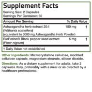 Bronson - Ашваганда Extra Strength, 3000 мг, 120 капсул — изображение 3