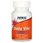 NOW Foods, Daily Vits, мультивитамины и минералы, 120- капсул