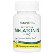 Nature's Plus, Мелатонин, 5 мг, 90 таблеток ( 6,5)