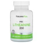 Nature's Plus, Pro L-теанин 200, 200 мг, 60 капсул ( 6,5)