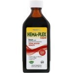 Nature's Plus, Железо жидкое средство Hema-Plex, ягодное ассорти, 250 мл (26)