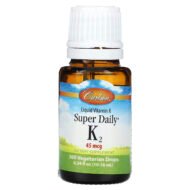 Carlson Labs, Super Daily K2, 45 мкг, 10,16 мл — изображение 3
