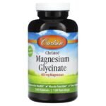 Carlson, хелатный глицинат магния 400 mg , 240 таблеток