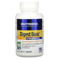Enzymedica, Digest Basic с пробиотиками, 90 капсул