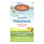 Carlson Labs, Детский жевательный мелатонин, 30 жевательных таблеток