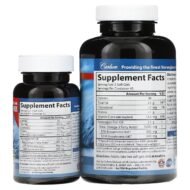 Carlson Labs, Wild Caught, Elite Omega-3 Gems, отборные омега-3 кислоты, натуральный лимонный вкус, 800 мг, 90 +30 мягких таблеток - Image 2