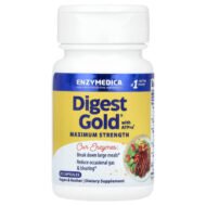 Enzymedica, Digest Gold с ATPro, максимальная сила действия, 21 капсула - Image 3