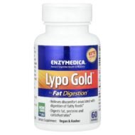 Enzymedica, Lypo Gold, добавка для переваривания жиров, 60 капсул — изображение 3