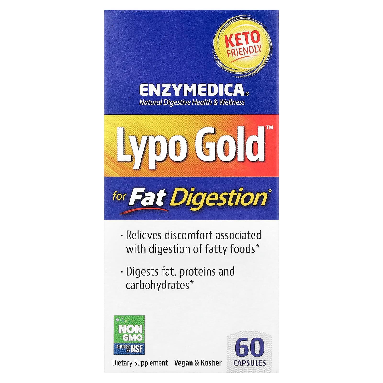 5bf82d076528f0ae49007e5700acc99c_050626015406.jpeg Enzymedica, Lypo Gold, добавка для переваривания жиров, 60 капсул — изображение 1